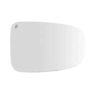 6102-03-2001324P Side mirror glass R (embossed, with heating, chrome) fits: FORD T
