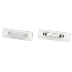CLP015 Licence plate lighting LED, ligght colour: white; set, 12V,, with