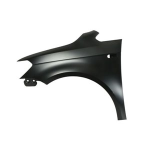 6504-04-9546311Q Front fender L (with indicator hole, steel, galvanized, CZ) fits: