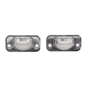 CLP104 Licence plate lighting LED, ligght colour: white, 12V,, with road