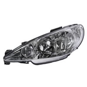 TYC 20-6156-05-2 Headlamp L (H7/H7, electric, without motor) fits: PEUGEOT 206 09.