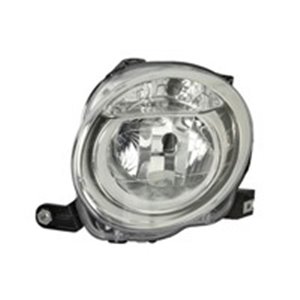 TYC 20-1494-05-2 Headlamp L (H7, electric, with motor, insert colour: chromium pla