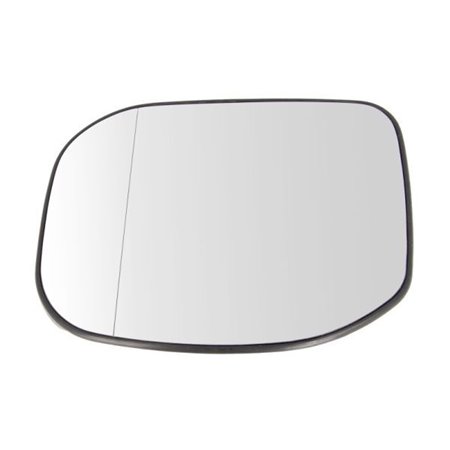 6102-12-2001331P Side mirror glass L (aspherical, with heating, chrome) fits: HOND