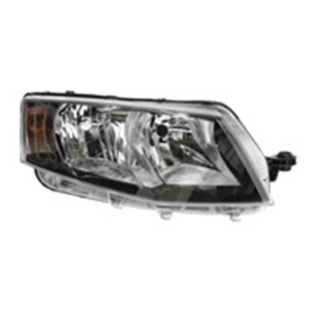 TYC 20-14683-05-2 Headlamp R (H15/H7, electric, with motor, indicator colour: trans