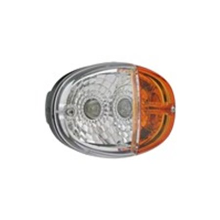 LT3.48450.01 Indicator lamp front L/R (glass colour: orange/white, AMP Superse