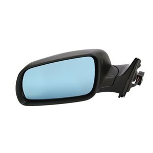 5402-04-1121592P Side mirror L (electric, flat, with heating, blue, black housing)