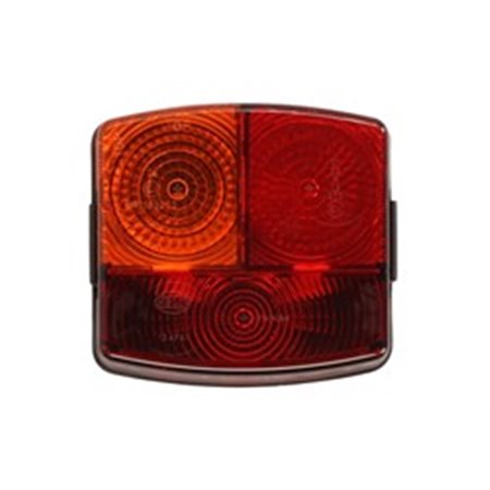 2SD002 776-231 Rear lamp L (P21W/R10W, 12V, red/yellow, with indicator, with sto