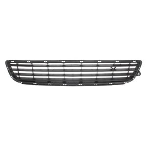 6502-07-5063910P Front bumper cover front (Middle, black) fits: OPEL ZAFIRA B 07.0