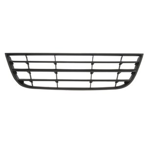 6509-01-9506999Q Front bumper cover front (Middle, black, TÜV) fits: VW POLO IV 9N