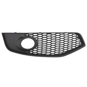 6502-07-0026922P Front bumper cover front R (S3, with fog lamp holes, black) fits: