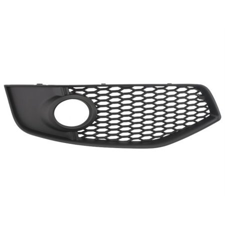 6502-07-0026922P Front bumper cover front R (S3, with fog lamp holes, black) fits: