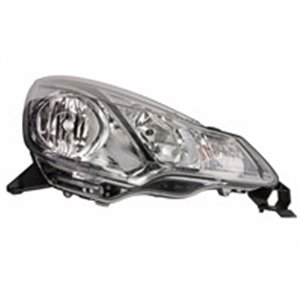 20-200-01107 Headlamp R (H1/H7, electric, with motor, insert colour: black/chr