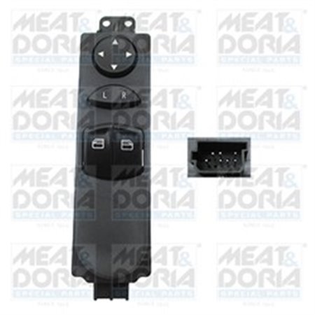 MD26065 Car window regulator switch front L fits: MERCEDES VIANO (W639), 