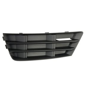 5513-00-0030912P Front bumper cover front R (plastic, black) fits: AUDI A4 B9 05.1