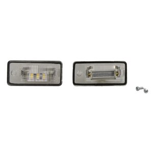5402-003-07-900 Licence plate lighting (LED, 2 pcs.; set) fits: AUDI A3 8P, A4 B6