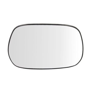 6102-19-2002454P Side mirror glass R (embossed, with heating, chrome) fits: TOYOTA