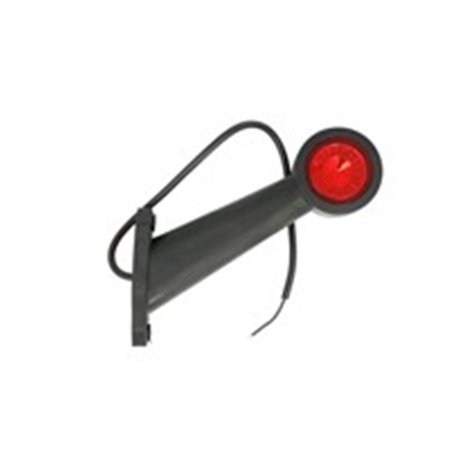 SM-UN140R Outline markeringsljus R, röd/vit, LED, yta, slanglängd 450