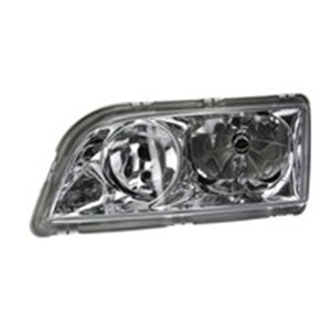 TYC 20-0272-05-2 Headlamp L (H7/H7, electric, without motor, smooth glass, insert 