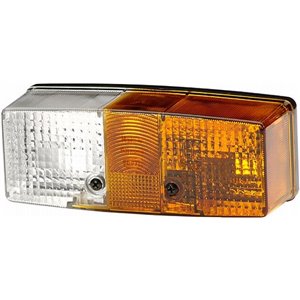 2BE003 184-061 Indicator lamp front R (glass colour: yellow, P21W/R5W)
