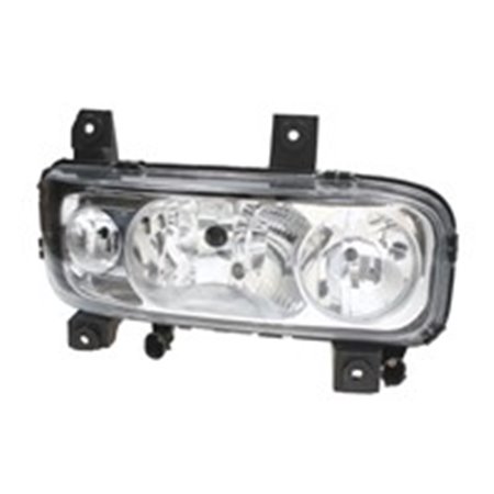 HL-ME007R Headlamp R (H1/H7/W5W, manual, without motor, with fog light, ins
