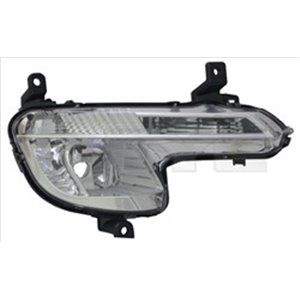 TYC 19-12099-01-2 Fog lamp R (H8/P13W) fits: PEUGEOT 508 I 11.10 