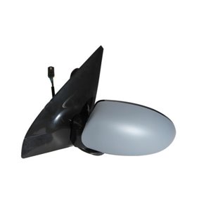 5402-04-1125396P Side mirror L (electric, embossed, with heating, under coated) fi