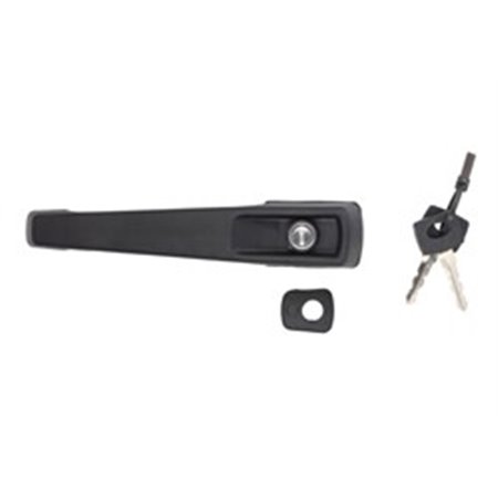 FE17254 Door handle L/R external black fits: MERCEDES LK/LN2, MK, NG, SK,