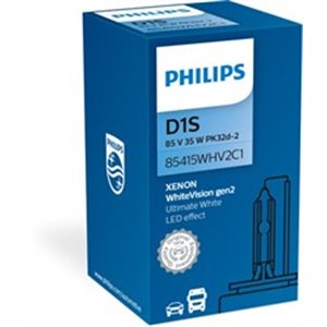 PHI 85415WHV2C1 Light bulb (Cardboard 1pcs) D1S 35W PK32D 2 xenon WhiteVision gen