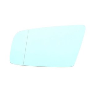 6102-02-1271825P Side mirror glass L (aspherical, with heating, blue) fits: BMW 5 