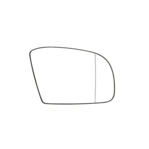 6102-02-2001816P Side mirror glass R (aspherical, with heating, chrome) fits: MERC
