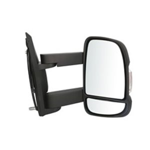 5402-21-2001116P Side mirror R (electric, embossed, with heating, chrome, long) fi