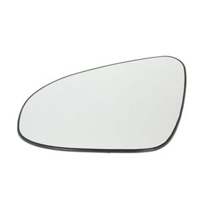 6102-19-2002445P Side mirror glass L (embossed, with heating, chrome) fits: TOYOTA
