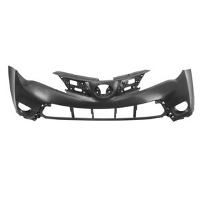 5510-00-8178900P Bumper (front/top, with fog lamp holes, for painting) fits: TOYOT