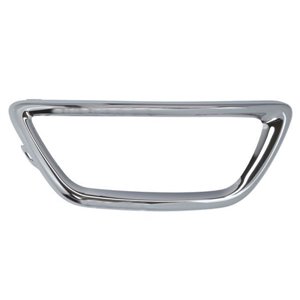 5703-05-6009915P Front grille frame front L (plastic, chrome) fits: RENAULT CAPTUR