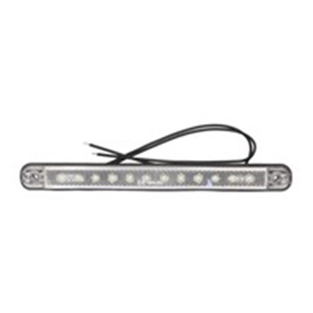 826 W115 Outline marker lights L/R shape: rectangular, white, LED, 12/24V