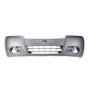 5510-00-5089904Q Bumper (front, with fog lamp holes, grey, TÜV) fits: OPEL VIVARO 