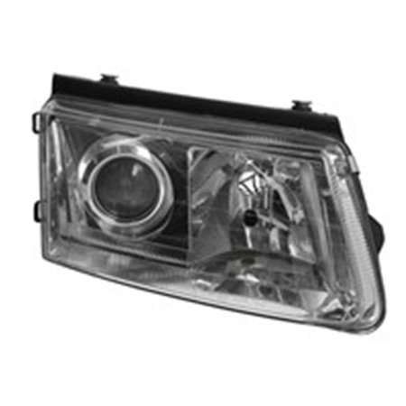 441-1156RXND7E Headlamp R (H7/H7, manual, without motor, lens, insert colour: ch