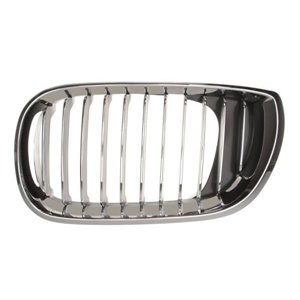 6502-07-0061991PP Front grille L (for station wagon; saloon, chrome) fits: BMW 3 E4