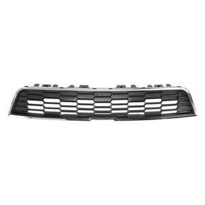 6502-07-1136910P Front bumper cover front (Top, black/chrome) fits: CHEVROLET AVEO