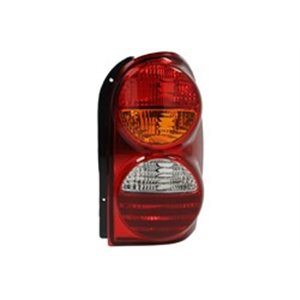 TYC 11-5885-01-1 Rear lamp R (indicator colour yellow, glass colour red, without E