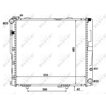 560/ 75 Bumper element, bumper cap front R fits: IVECO STRALIS I 02.02 