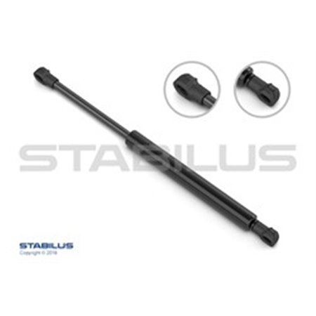 STABILUS 1389BJ - Gas spring trunk lid L/R max length: 355,5mm, sUV:136mm fits: AUDI COUPE B2, QUATTRO COUPE 07.80-07.91