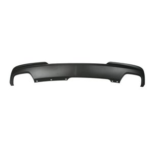 5511-00-0067972P Bumper valance rear (5.5, M PAKIET, black, with a cut out for exh