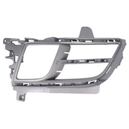 6502-07-3452913P Front bumper cover front L (with fog lamp holes, plastic, chrome)