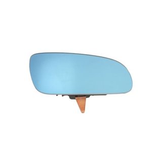 6102-25-033368P Side mirror glass R (embossed, with heating, blue) fits: AUDI A8 