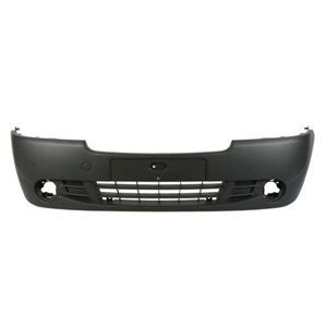 5510-00-6062903Q Bumper (front, with fog lamp holes, grey, TÜV) fits: NISSAN PRIMA