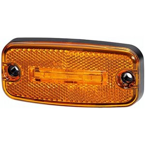 2PS345 600-017 Outline marker lights L/R, orange, LED, height 51mm; width 111mm;