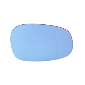 6102-02-1272811P Side mirror glass R (aspherical, with heating, blue) fits: BMW 3 