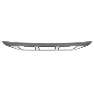 5511-00-5547222P Bumper valance front Middle (silver) fits: PEUGEOT 3008 05.16 