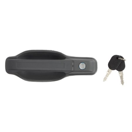 6010-30-001402PP Door handle front R (with the key, external, with lock, dark grey